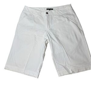 Theory Men’s White Cotton Shorts Size 32